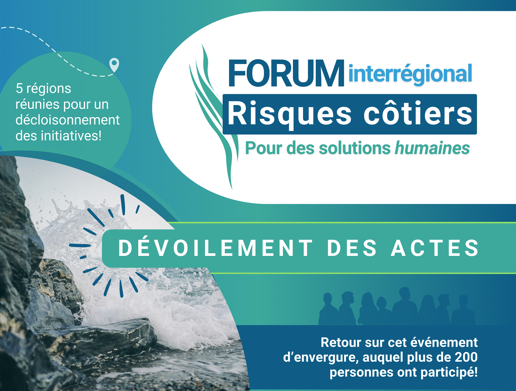 Dévoilement des Actes du Forum interrégional sur les risques côtiers 2024