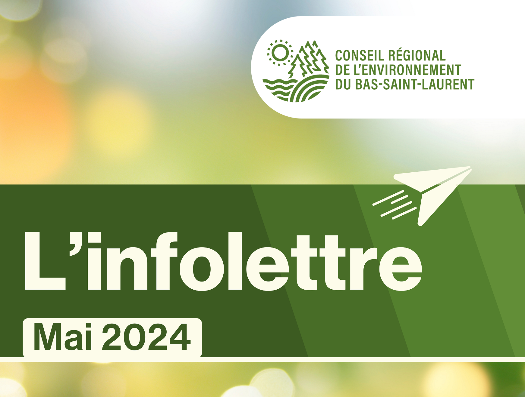 Infolettre de mai du Conseil régional de l’environnement du Bas-Saint-Laurent