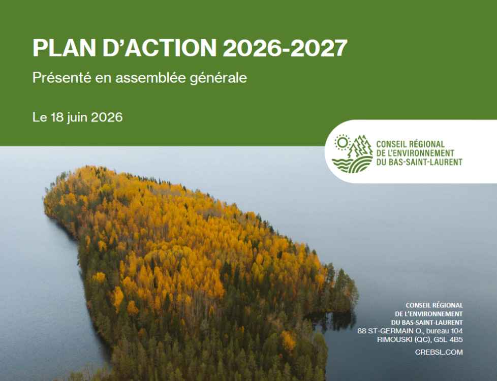 Plan d’action du CRE du Bas-Saint-Laurent 2025-2026